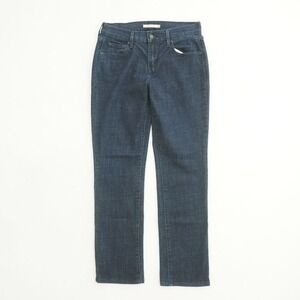 Levi's 505 Straight Leg Jeans Womens Size 27 Dark Wash Blue Denim Comfort